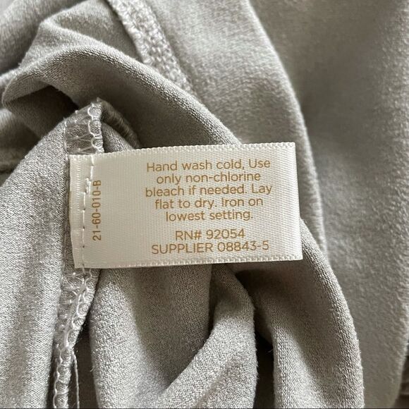 NWT Decree Fringe Mini Tank Dress Gray Size X-Small - Picture 11 of 14